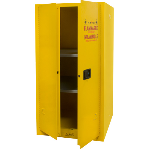 Flammable Storage Cabinet, 60 gal., 2 Door, 34" W x 65" H x 34" D Distribution Élite MP
