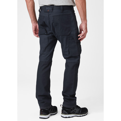 Pantalons d'entretien Oxford, Poly-coton, Bleu marin, Taille 30, Entrejambe 32 Distribution Élite MP