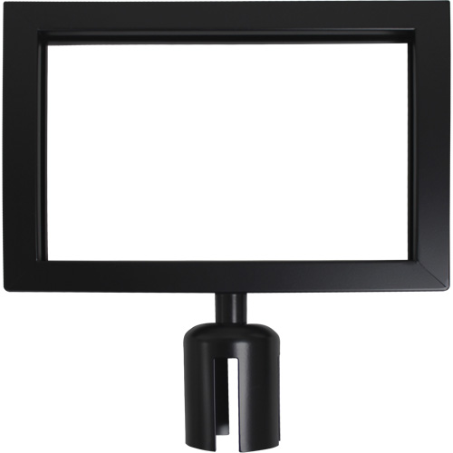 Sign Frame for Crowd Control Post, Black Distribution Élite MP