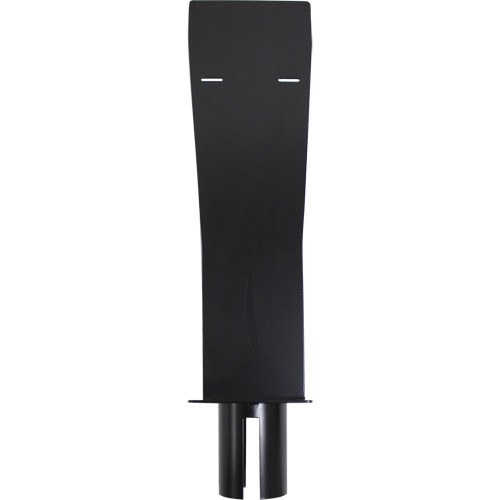 Porte-distributeur pour poteaux de barri&egrave;re pour le contr&ocirc;le des foules, Noir Distribution Élite MP