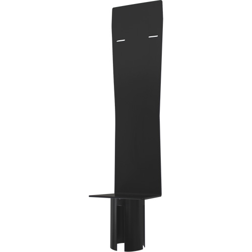 Porte-distributeur pour poteaux de barri&egrave;re pour le contr&ocirc;le des foules, Noir Distribution Élite MP