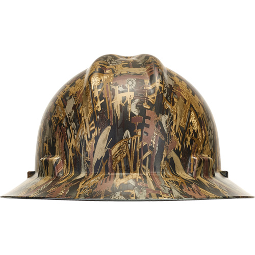 V-Gard&reg; Hydro Dip Full Brim Hard Hat, Meets CSA Type 1, Ratchet Suspension, Non-Vented Distribution Élite MP