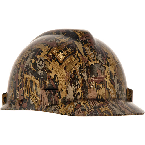 V-Gard&reg; Hydro Dip Hard Hat, Meets CSA Type 1, Ratchet Suspension, Non-Vented Distribution Élite MP