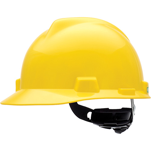 V-Gard Slotted Hard Hat, Meets CSA Type 1, Ratchet Suspension, Non-Vented Distribution Élite MP
