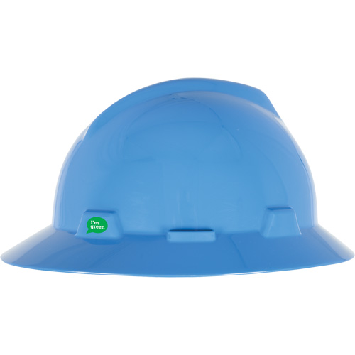 Casque de s&eacute;curit&eacute; &agrave; bord complet V-Gard GREEN avec fentes, R&eacute;pond aux normes CSA type 1, Suspension Rochet Distribution Élite MP