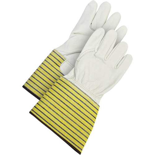 Gants d'ajusteur traditionnels, Grand, Paume en Cuir fleur de vache, Doublure en Molleton Distribution Élite MP