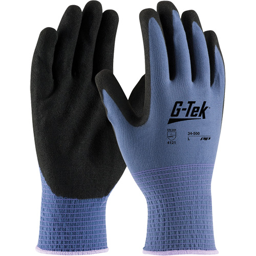 Gants enduits G-Tek GP, Petit, R&ecirc;vetement Nitrile, Calibre 13, Enveloppe en Nylon Distribution Élite MP