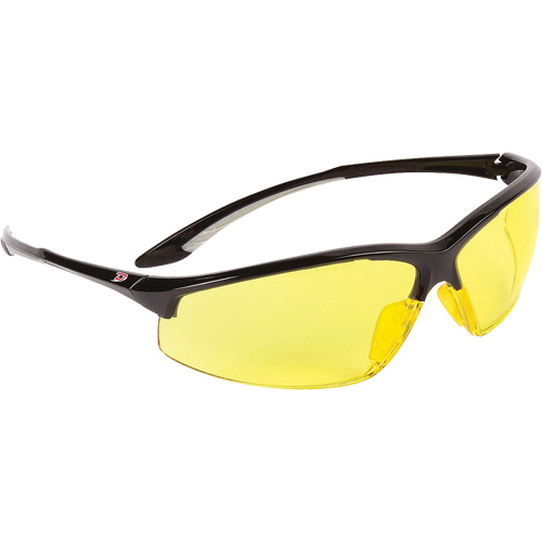 Dynamic Hummingbird Semi-Rimless Safety Glasses, Amber Lens, Anti-Fog, ANSI Z87+/Meets/Exceeds CSA Z94.3 Distribution Élite MP
