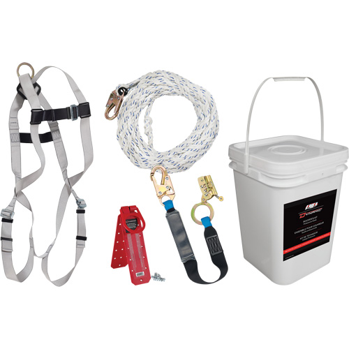 Dynamic Fall Protection Kit, Roofer's Kit Distribution Élite MP