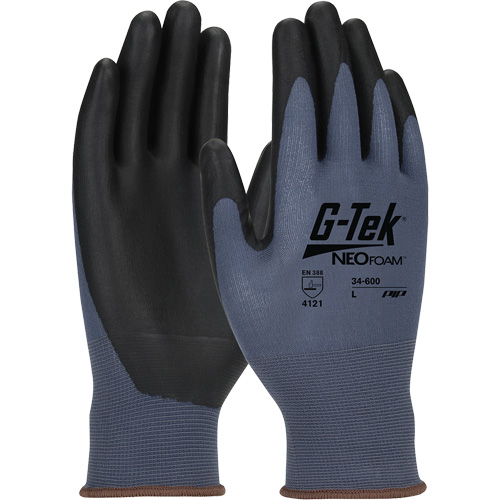 G-Tek&reg; NeoFoam&reg; Seamless Knit Coated Gloves, X-Small, Polyurethane Coating, 15 Gauge, Nylon Shell Distribution Élite MP