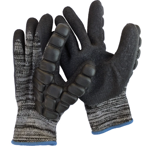 Gants antichocs enduits pour le martelage, 8/Moyen, Paume en Synth&eacute;tique, Poignet &eacute;lastique Distribution Élite MP
