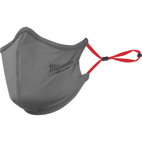 2-Layer Face Masks, Nylon/Polyester/Spandex, Grey Distribution Élite MP