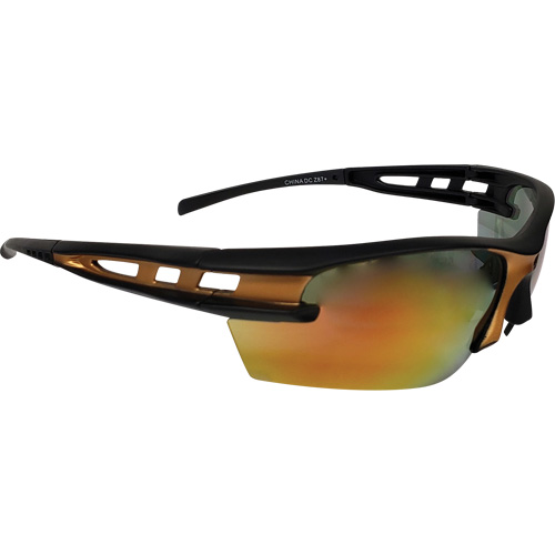 Lunettes de s&eacute;curit&eacute; Mango, Lentille Miroir orange, R&eacute;pond ou surpasse la norme CSA Z94.3 Distribution Élite MP