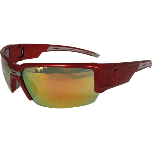 Lunettes de s&eacute;curit&eacute; Hartley, Lentille Rouge, R&eacute;pond ou surpasse la norme CSA Z94.3 Distribution Élite MP