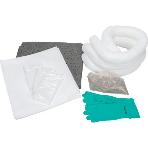 Trousse de lutte contre les d&eacute;versements de premi&egrave;re qualit&eacute;, Huile seulement/Universel, Sac, Absorbance de 10 gal. US Distribution Élite MP