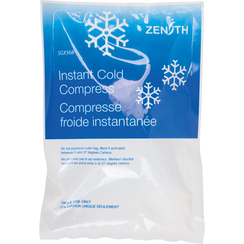 Instant Compress, Cold, Single Use, 6" x 9" Distribution Élite MP