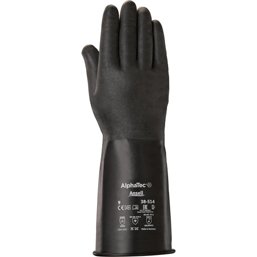 Gants AlphaTec 38-514, Taille 7, 14" lo, Caoutchouc butyle, 14 mils Distribution Élite MP