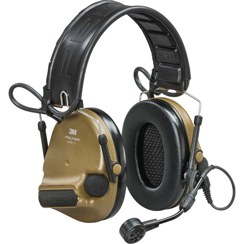 Casque VI NIB avec rail arc Peltor ComTac, Style Bandeau, 23 dB Distribution Élite MP