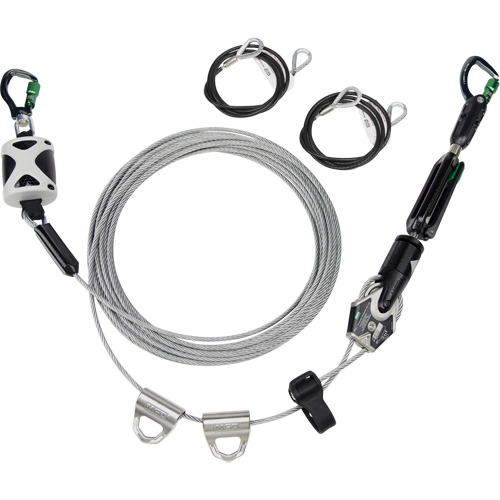 Temporary Horizontal Lifeline, Galvanized Cable Distribution Élite MP