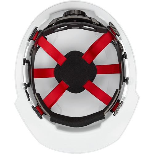 Front Brim Hardhat, Meets CSA Type 1, Ratchet Suspension, Vented Distribution Élite MP