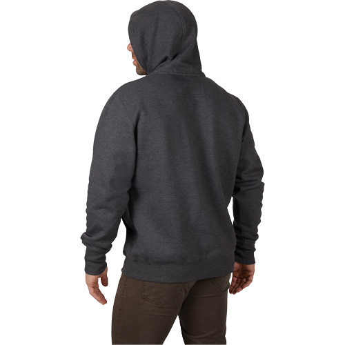 Chandail &agrave; capuchon lourd, Hommes, Petit, Gris Distribution Élite MP