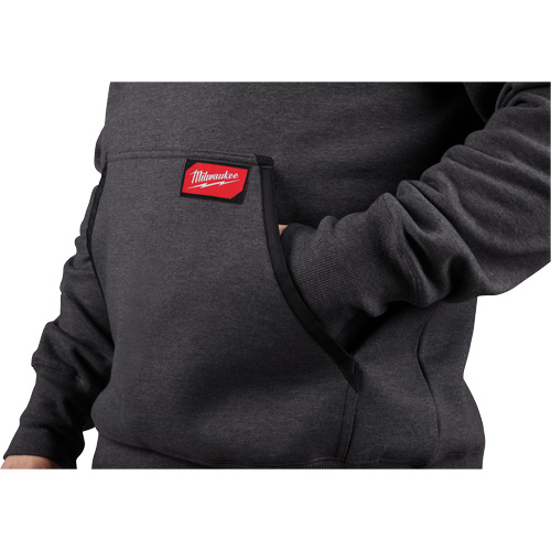 Chandail &agrave; capuchon lourd, Hommes, Petit, Gris Distribution Élite MP