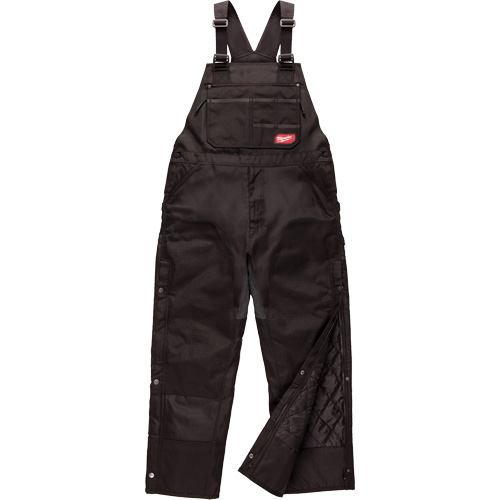 GridIron Short Length Zip-To-Thigh Bib Overall, Men's, 2X-Large, Black Distribution Élite MP