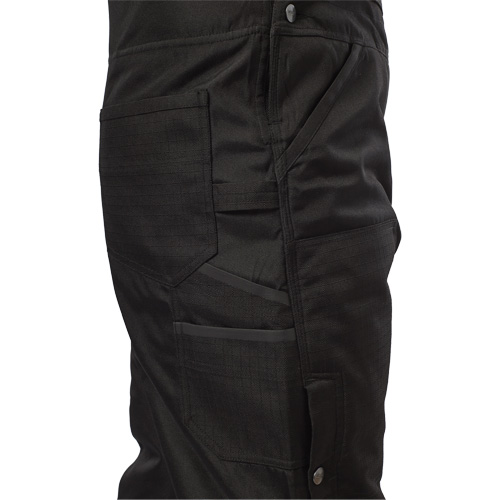 GridIron Short Length Zip-To-Thigh Bib Overall, Men's, 2X-Large, Black Distribution Élite MP