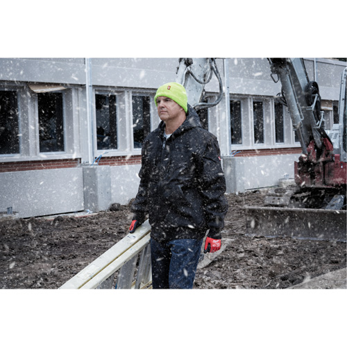 High-Visbility Cuffed Beanie, One Size, Green Distribution Élite MP