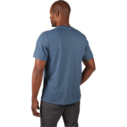 Hybrid Work Tee Shirt, Men's, Small, Blue Distribution Élite MP
