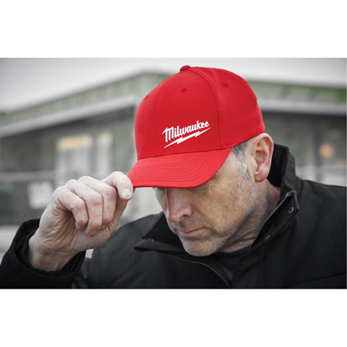 Casquette ajust&eacute;e Flexfit, Rouge, Poly-coton Distribution Élite MP