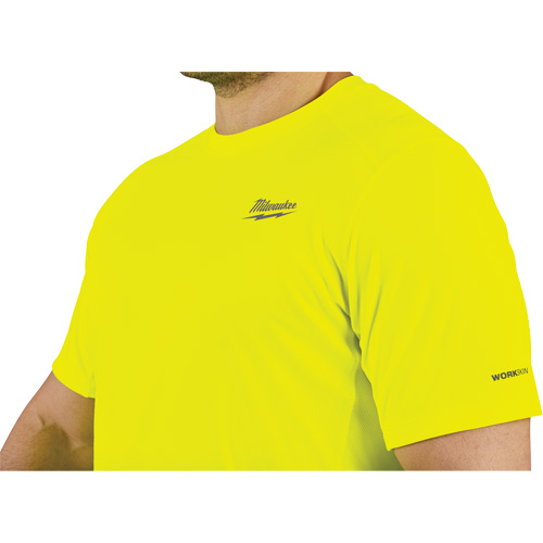 Chandail l&eacute;ger &agrave; haute visibilit&eacute; Workskin, Hommes, Petit, Jaune Distribution Élite MP