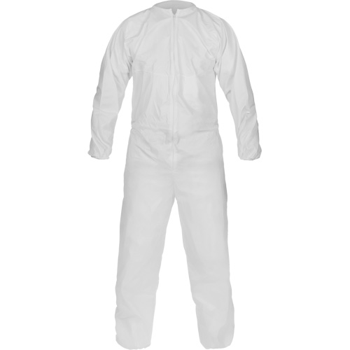 CleanMax&reg; Clean Manufactured Non-Sterile Coverall, Medium, White, Microporous Distribution Élite MP