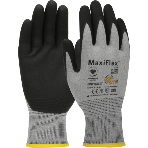 ATG MaxiFlex&reg; Elite Ultra Lightweight Touchscreen Compatible Gloves, Large, Nitrile Coating, 18 Gauge, Nylon Shell Distribution Élite MP