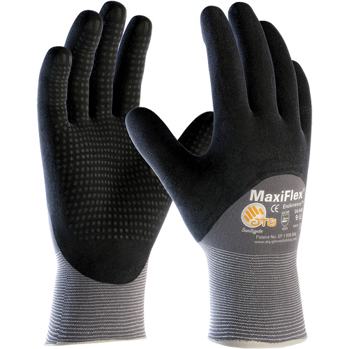 Gants compatibles avec les &eacute;crans tactiles ATG MaxiFlex Endurance, Grand, R&ecirc;vetement Nitrile, Calibre 15, Enveloppe en Nylon Distribution Élite MP