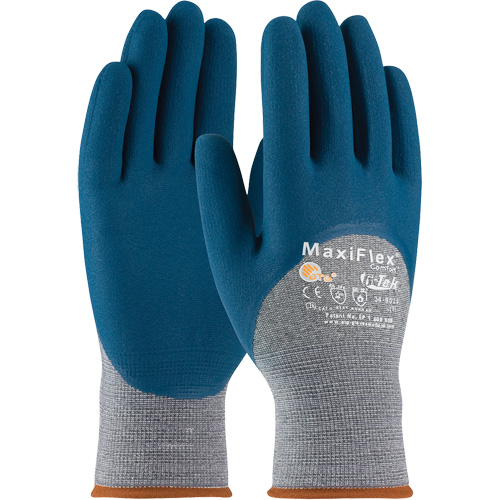 ATG MaxiFlex&reg; Comfort Seamless Knit Gloves, Large, Nitrile Coating, 15 Gauge, Nylon Shell Distribution Élite MP