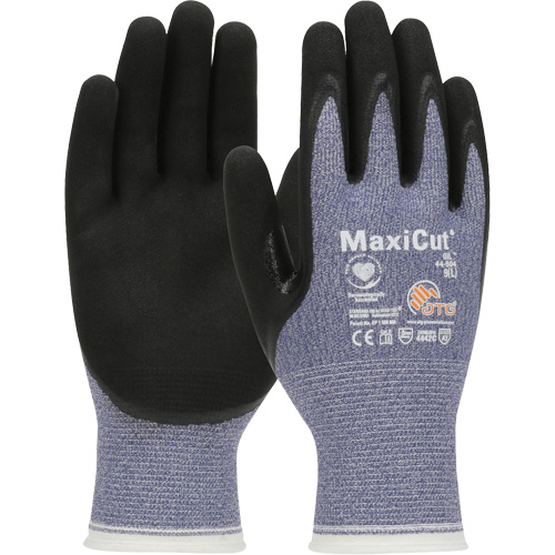 ATG MaxiCut&reg; Oil Cut-Resistant Gloves, Size Large, 15 Gauge, Nitrile Coated, Engineered Yarn Shell, ASTM ANSI Level A3/EN 388 Level 4/EN 388 Level C Distribution Élite MP