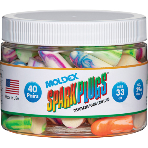 SparkPlugs Earplugs, Bulk - Canister Distribution Élite MP