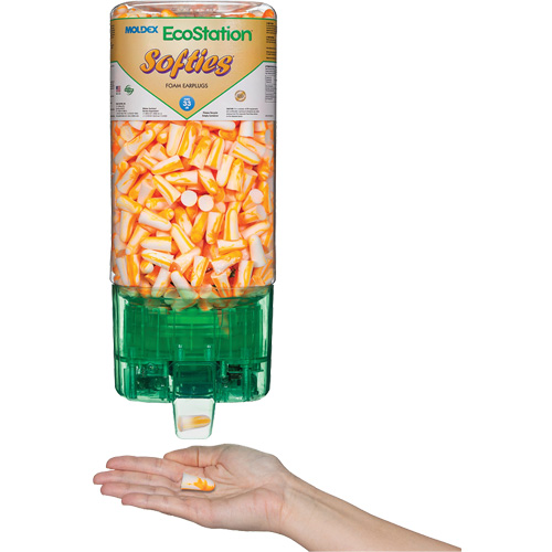 Ensemble de distributeur sans contact EcoStation de bouchons d'oreilles Softies Distribution Élite MP