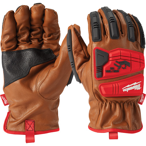 Goatskin Impact Gloves, Small, Grain Leather Palm Distribution Élite MP