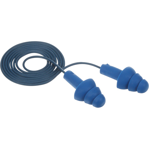 Bouchons d'oreilles pr&eacute;moul&eacute;s E-A-R Ultrafit , Avec cordon, Taille unique, Vrac - Sac en poly, NRR dB NRR 25 dB Distribution Élite MP