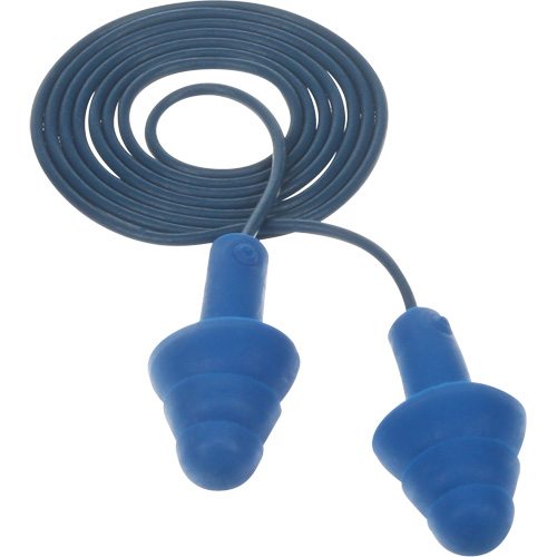 Bouchons d'oreilles pr&eacute;moul&eacute;s E-A-R Ultrafit , Avec cordon, Taille unique, Vrac - Sac en poly, NRR dB NRR 25 dB Distribution Élite MP