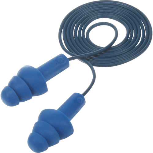 Bouchons d'oreilles pr&eacute;moul&eacute;s E-A-R Ultrafit , Avec cordon, Taille unique, Vrac - Sac en poly, NRR dB NRR 25 dB Distribution Élite MP