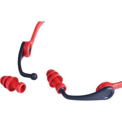 Replacement Banded Flanged Ear Plugs, 25 dB NRR, One-Size Distribution Élite MP
