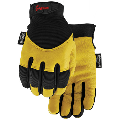 Gants dhiver 9005W Flextime, Grand, Paume en Cuir fleur de ch&egrave;vre, Doublure en Thinsulate Distribution Élite MP