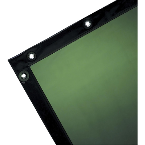 Rideau pour soudure, 72" x 96", Transparence Moyenne, Vert Distribution Élite MP