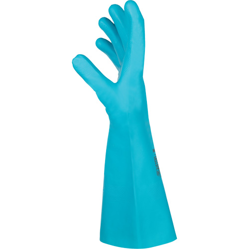 Flextril Chemical Gloves, Size 7, 12.5" L, Nitrile, Nylon Inner Lining Distribution Élite MP