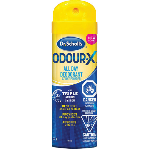 Poudre d&eacute;sodorisante &agrave; pulv&eacute;riser pour les pied Odour Destroyers Dr. Scholl's Distribution Élite MP