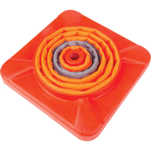 C&ocirc;ne de signalisation repliable, 18" h, Orange Distribution Élite MP