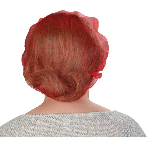 Bouffant Caps, Polypropylene, 24", Red Distribution Élite MP